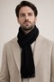 Men's Knitted Scarf - Tasseled Winter Premium Warm Black