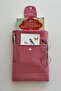 Gingham Pocket Book Case Fiber Filled Book Lover Gift - 4