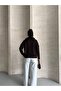 Zippered Half Fisherman's Hair Knit Sweater - 8