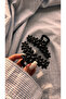 Bohemian Style Black Beaded Hair Clip Set of 2 - Special Series with Strong Hold - 4