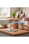 Airtight Food Storage Containers | Set of 3 BPA-Free Clear Plastic Jars | 500cc Kitchen organization - 4
