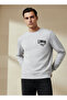 Men Regular Fit Logo Print Cotton Sweatshirt