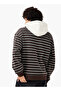 Men Waffle Striped Sweatshirt - 3