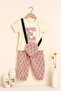HPL Pink Pouch Girl Pant Top Set with Sling Bag - 6