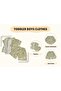 PLATES Print 3 Piece Set Pant, Half Sleeve T-Shirt & Sleeveless Undershirt for Boys - 4