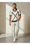 Men Short Sleeves Johnny Collared Polo T-shirt - 2