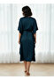 Adaraya Night Dress Short Sleeve With Belt - 3
