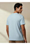 Men Slim Fit Crew Neck Short Sleeves Popcorn Textured T-shirt - 3