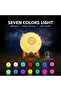 Moon Lamp Quran Speaker, 3D LED Night Light, APP & Remote Control, USB Rechargeable - 2