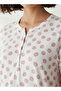 Printed Sleepshirt with Short Sleeves - 4