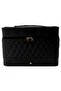Leather Triple Makeup Case – Cosmetics Beauty Care Travel Storage with One Layer Drawer (Multi) - 4