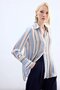 Colorful Striped Shirt - Baby Blue - 5