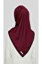 Plain Twill Polyester Scarf - Red - 4