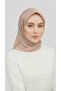 Plain Twill Polyester Scarf - Ecru