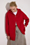 Zipper Detail Hooded Sweatshirt - 2