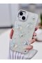 iPhone 14 Plus - 15 Plus Compatible Mini Star Design Silicone Case with Toy - 2