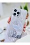 iPhone 14 Promax Compatible Shine Platinum Butterfly Print Silicone Case with Color Changing Design - 4