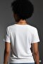 Women's V-Neck Smile Printed T-Shirt Loose Oversized - 3