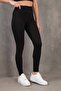 Women's Black High Waist Shaping Belize Fabric Tights 2512 - 7