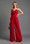 Women's Double-Breasted Collar Imported Crepe Fabric Jumpsuit - 2