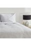 Mertim Home Textile Gray Striped Cotton Satin King Size Duvet Cover Set 220X240 (Set Without Sheets)