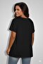 Women's V-Neck Floral Butterfly Printed T-Shirt Loose Oversized - 2