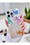 iPhone 16 Promax Compatible Shine Colorful Leopard Color Gradient Shiny Silicone Protective Case - 3