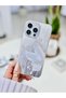 iPhone 14 Promax Compatible Shine Platinum Butterfly Print Silicone Case with Color Changing Design - 5