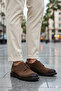 Dani Men's Leather Loafer Shoes Camel Camel Hair - 3