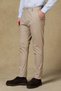 Prime Chino Poplin Stretch Cotton Blend Modern Fit Beige Men's Straight Trousers - 2