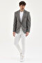 Biglia Men's Black Polyviscon Fabric Slim Fit Mono Collar Sports Blazer Jacket - 7