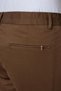 Prime Chino Poplin Stretch Cotton Blend Modern Fit Dark Green Men's Straight Trousers - 3