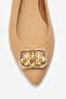 Women's Pointed Toe Buckle Ballerina Real Leather Zy 4052 - 5