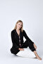 Heart Embroidered Women's Pajama Set - 4