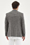 Biglia Men's Black Polyviscon Fabric Slim Fit Mono Collar Sports Blazer Jacket - 8