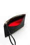 Zyn05 Black Women's Printed Clutch Bag Stylish Portfolio Handbag - 2