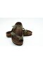 Cross Buckle Slippers Olive Green - 5