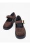 Brown Suede Mary Jane - 4