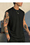 Men's Zero Sleeve Sports Sleeveless Plain T-Shirt