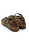 Cross Buckle Slippers Olive Green - 3