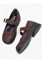 Brown Suede Mary Jane - 6