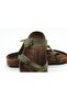 Cross Buckle Slippers Olive Green - 4