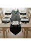 4+1 Piece Leather American Tablecloth+Runner Set (4 American Tablecloths -1 Runner) - 3