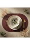 4+1 Piece Leather American Tablecloth+Runner Set (4 American Tablecloths -1 Runner) - 2