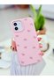 iPhone 12 and 12 Pro Perfectly Compatible Pink Bow Print Pattern Flexible Silicone Case - 2