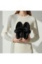 Women's Plush Ballerina Mary Jane Flats – Thick Strap, Furry, Comfortable Non-Slip Sole, Casual Stylish Shoes - 6