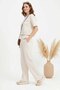 Women's Palazzo Tracksuit Set - Cotton Double Set - 4