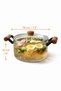 Acacia Lid Glass Pot – Heat-Resistant Borosilicate Glass, Stylish and Healthy Cooking - 8