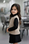 Girl's Cotton Ripped Detailed Transitional Knitwear Sweater - 6