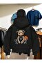-Kar Masked Ninja Men's Zippered Sweatshirt Cardigan 3-Ply Thick Zippered 032 - 2
